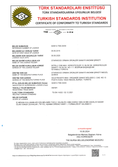 Starwood TS EN 14322/2